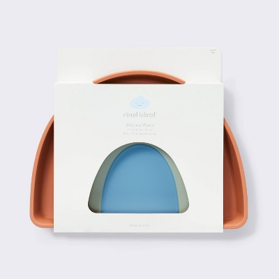  Silicone Dining Plate - Rainbow - Cloud Island™