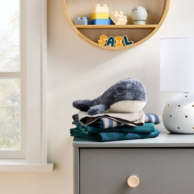  Whale Plush Stuffed Animal - Blue - Cloud Island™