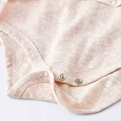  Baby Girls' Floral Modal Jersey Romper - Cloud Island™ Pink