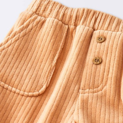  Baby Boys' 2pc Fox Sweatshirt & Corduroy Pants Set - Cloud Island™ Navy Blue