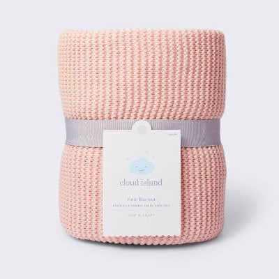  Knit Baby Blanket - Pink - Cloud Island™