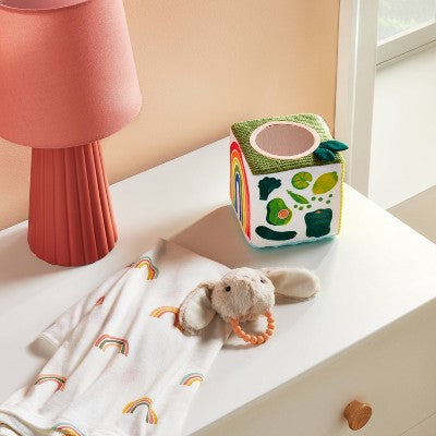  Fruit And Vegetable Interactive Plush Cube With Rabbit Rattle - Cloud Island™