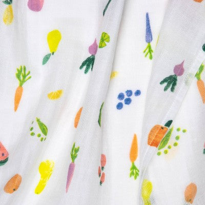  Muslin Swaddle Blanket - Cloud Island™ Fruits And Veggies
