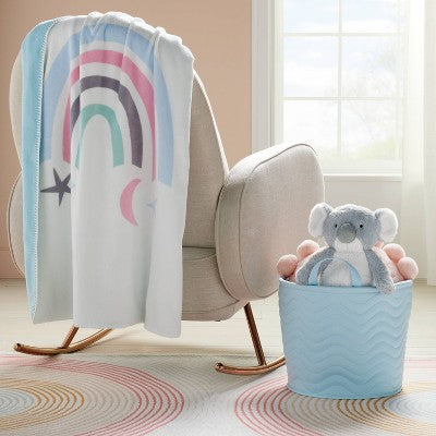  Plush Baby Blanket Rainbow And Stars - Cloud Island™