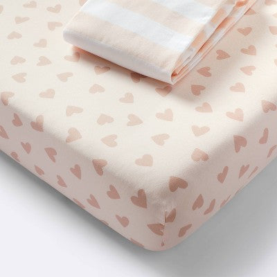  Crib Bedding Set - Pink - 4pc - Cloud Island™