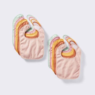  Terry Bibs Warm Pack - 10pk - Cloud Island™