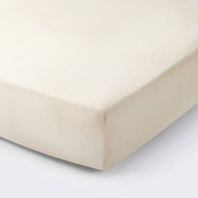  Polyester Rayon Fitted Crib Sheet - Cloud Island™