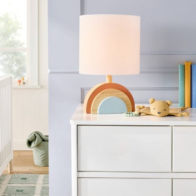  Wooden Rainbow Table Lamp (Includes LED Light Bulb) - Cloud Island™