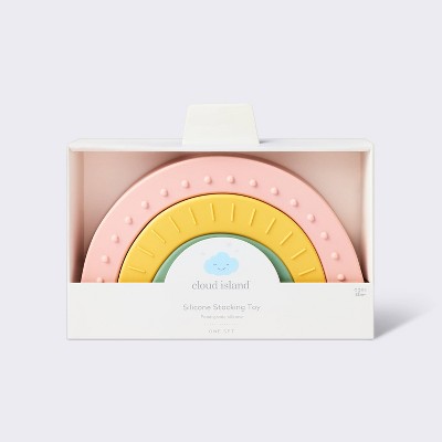  Silicone Toy - Rainbow Stacker - Cloud Island™