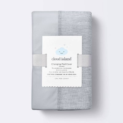  Wipeable Changing Pad Cover - Solid Heather Gray - Cloud Island™