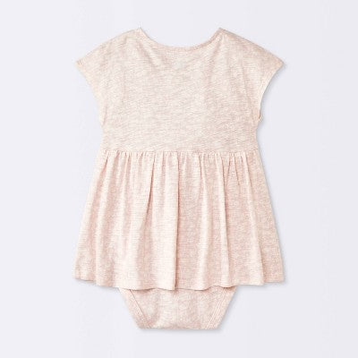  Baby Girls' Floral Modal Jersey Romper - Cloud Island™ Pink