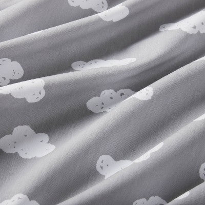  Crib Fitted Sheet Clouds - Cloud Island™ Gray