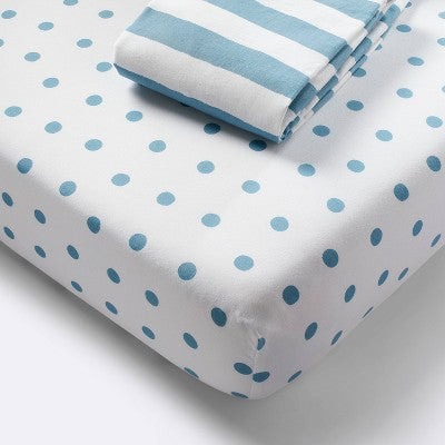  Crib Bedding Set - Blue - 4pc - Cloud Island™