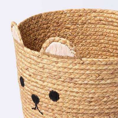  Woven Animal Round Storage Bin - Cloud Island™ Bear