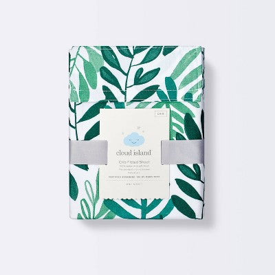  Crib Fitted Sheet - Cloud Island™ Green