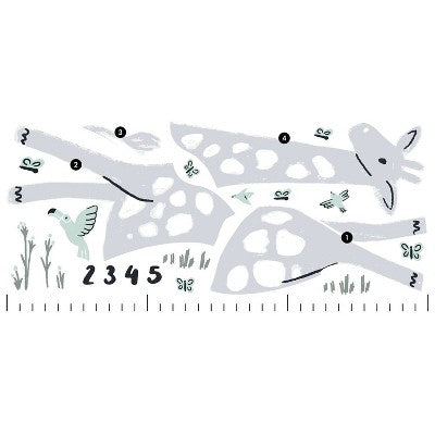  Peel And Stick Wall Decal Growth Chart - Giraffe - Cloud Island™