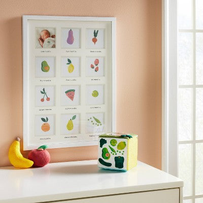  Milestone 4" X 4" Image Opening Picture Frame - White - Cloud Island™