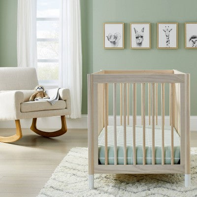  Fitted Crib Sheet - Cloud Island™ Mint Windowpane