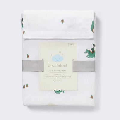  Cotton Fitted Crib Sheet - Dragons - Cloud Island™