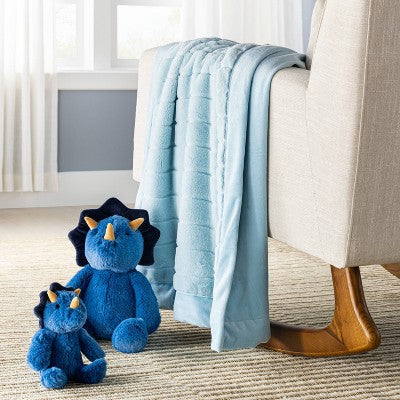  Blue Dinosaur Plush Animal With Mini Plush - 2pk - Cloud Island™