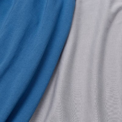  Fitted Jersey Crib Sheet - Cloud Island™ Gray & Blue 2pk