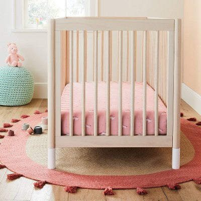  Cotton Fitted Crib Sheet - Unicorn - Cloud Island™