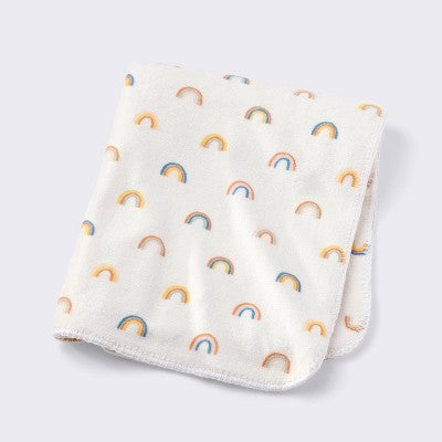  Plush Baby Blanket - Rainbows - Cloud Island™