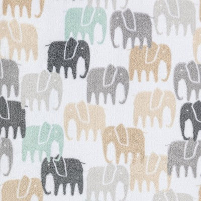  Changing Pad Cover Elephants - Cloud Island™ Gray