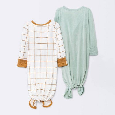  Baby 2pk Modal NightGown - Cloud Island™ Blue