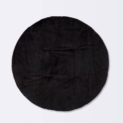  Round Activity Playmat Scallop - Cloud Island™ Black/White
