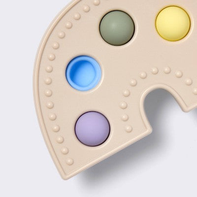  Silicone Pop-it Baby Toy - Rainbow - Cloud Island™