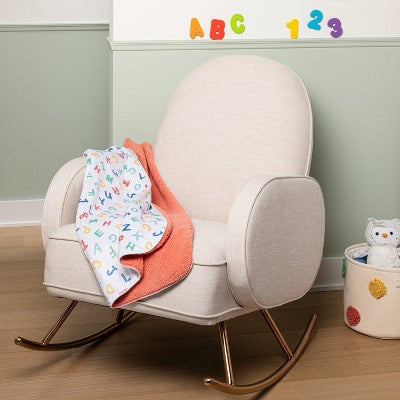  Velboa Blanket Alphabet - Cloud Island™ - Coral