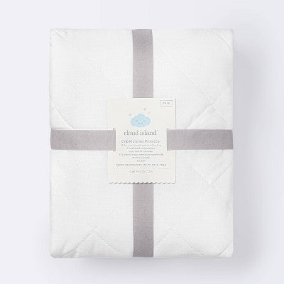  Waterproof Fitted Crib And Toddler Mattress Pad Cover - Cloud Island™ White