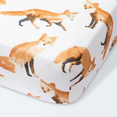  Crib Fitted Sheet - Cloud Island™ Foxes