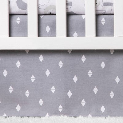  Crib Bedding Set Animals 4pc - Cloud Island™ White/Beige
