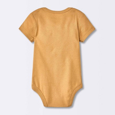  Baby 7pk Short Sleeve Bodysuit - Cloud Island™ Orange