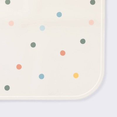  Silicone Placemat - Beige/Dots - Cloud Island™