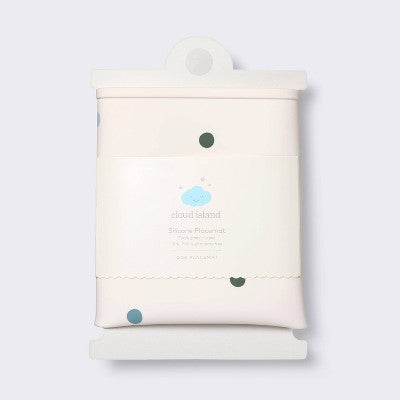  Silicone Placemat - Beige/Dots - Cloud Island™
