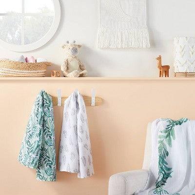  Muslin Swaddle Blanket - Cloud Island™ Green