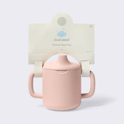  8oz Silicone Trainer Cup - Pink - Cloud Island™