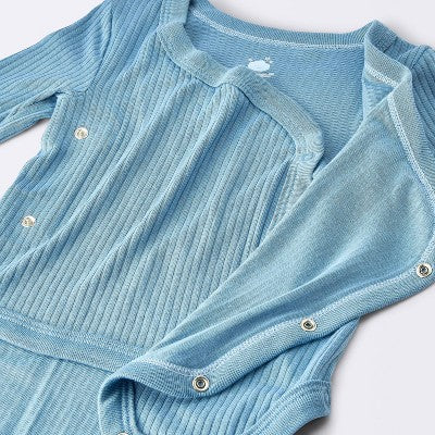  Baby Boys' 2pc Soft Blend Top & Bottom Set - Cloud Island™ Blue
