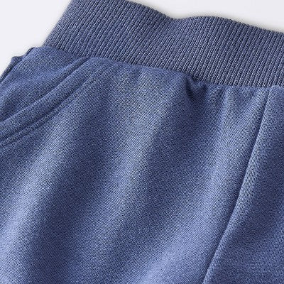  Baby Boys' 2pc Fox Applique Sweatshirt & Shorts Set - Cloud Island™ Navy Blue