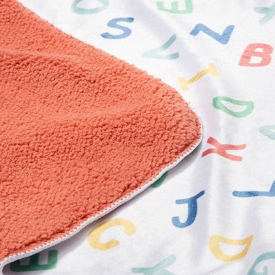  Velboa Blanket Alphabet - Cloud Island™ - Coral