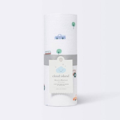  Muslin Swaddle Blanket - Cloud Island™ Trucks