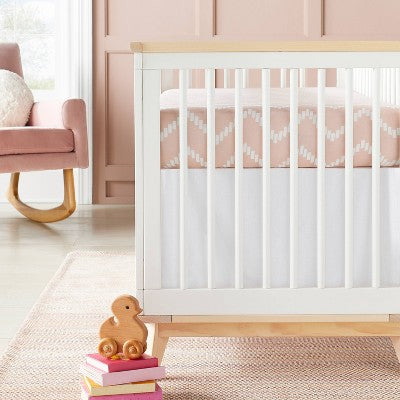  Crib Skirt - Solid White - Cloud Island™