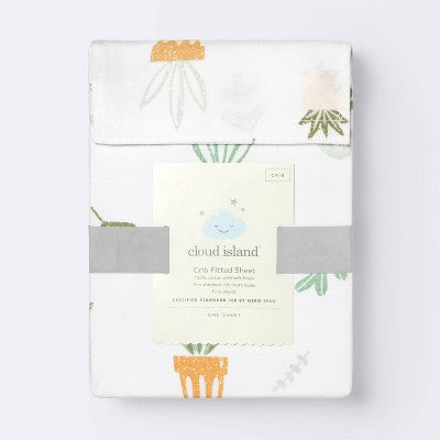  Fitted Crib Sheet Plants - Cloud Island™