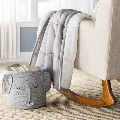  Muslin Quilt Baby And Toddler Blanket - Gray - Cloud Island™