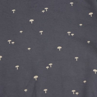  Baby Boys' Mushroom Sweatshirt Romper - Cloud Island™ Navy Blue