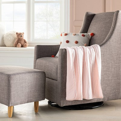  Rayon From Bamboo Quilted Baby Blanket - Light Pink - Cloud Island™