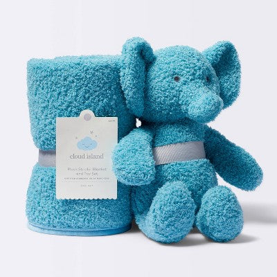  Plush Blanket With Soft Toy - Elephant - Cloud Island™